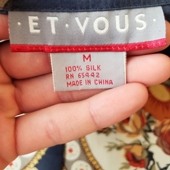 Vintage Silk Blouse - Picture 3 of 4